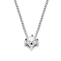 Necklace Salvini Woman Petite Lumiere in White Gold Diamante 0.07 Ct 20047343 - 20047343